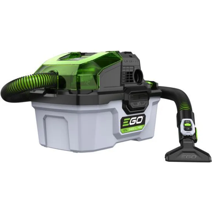 EGO WDV0300E, 12l Nass-/Trockensauger mit 2.406 l/min Saugleistung, tragbares Design und bürstenlosem Motor