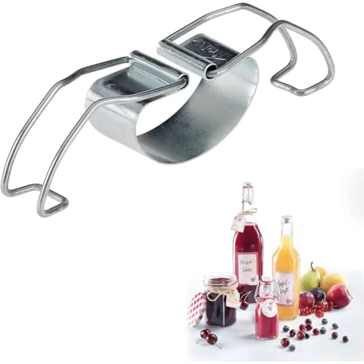 Westmark 10 Universalbügel für Weckgläser, Stahl, Silber, 40502251 – Bild 3