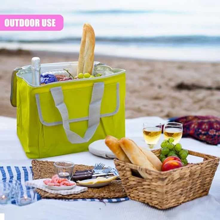Haushalt International Kühltasche Isoliertasche Picknicktasche 30 Liter 2 Tragegriffe Fronttasche 66308 – Bild 9