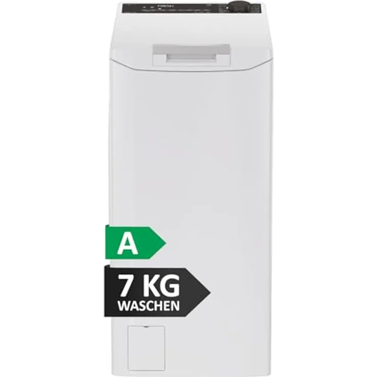 Haier THASNQ476TM5-84, Toplader Waschmaschine mit 7 kg Trommel, A-Effizienz, 1.400 U/Min, Wi-Fi, Dampffunktion & Mengenautomatik