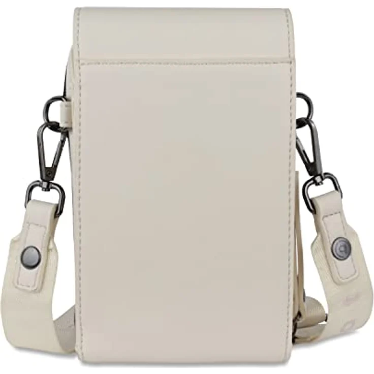 Bugatti Almata Crossover Purse Bag, Umhängetasche aus hochwertigem Kunstleder, 11 x 4 x 19 cm, Nude – Bild 3