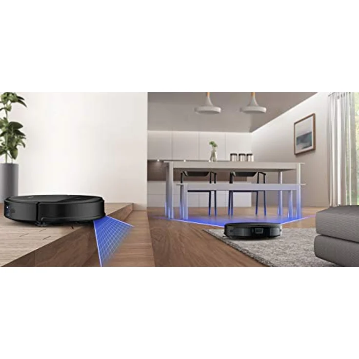 Samsung VR05R5050WK|ET 2-in-1 Staubsauger und Lava, Motor BLDC 5 W, WiFi, ferngesteuert 34 x 8,5 x 34 cm, Schwarz – Bild 8