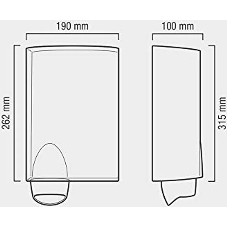 Valera Handy Händetrockner, Infrarot-Näherungsschalter, 1.500 Watt, weiß – Bild 4
