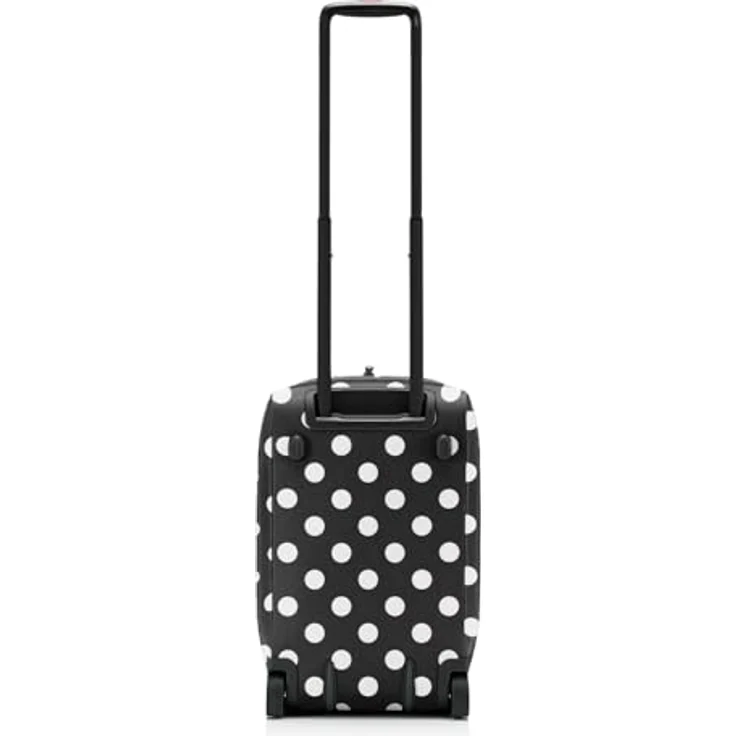reisenthel allrounder Trolley frame dots white – Vielseitige Arzttasche auf Rollen für Reisen, Arbeit oder Freizeit – 2-stufiger Teleskopgriff, 2 leichtgängige Rollen – Bild 4