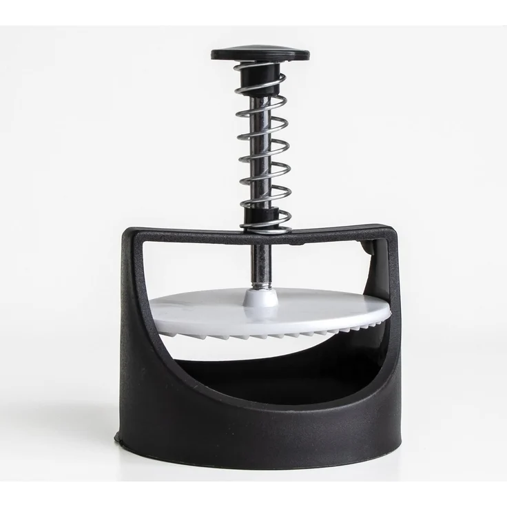KVOTA Burgerpresse, Patties-Former für Hamburger und Veggie-Patties, 9,2 cm Ø, Kunststoff und Edelstahl, ergonomisch, schwarz