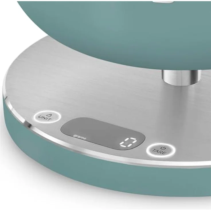 Smeg: Digitale Küchenwaage matt grün - matt - Tragkraft bis 5 Kilogramm – Bild 2