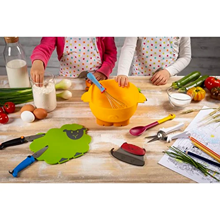KUHN RIKON Kinderkitchen Schneidebrett Schaf, für Kinder, Grün – Bild 3