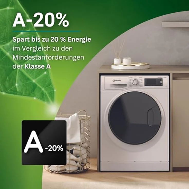 Bauknecht WM Elite 9AA, Waschtrockner, Weiss - Active Care Color+, Steam Hygiene, Steam Refresh – Bild 5
