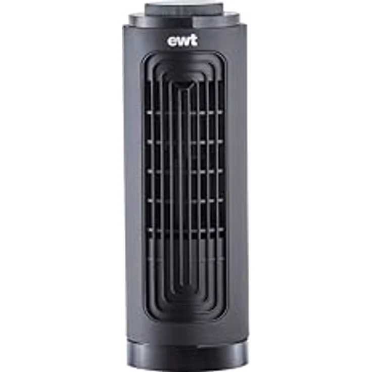 EWT Tischventilator, Ventilator mit kompakter Bauweise, schwarz – Bild 2