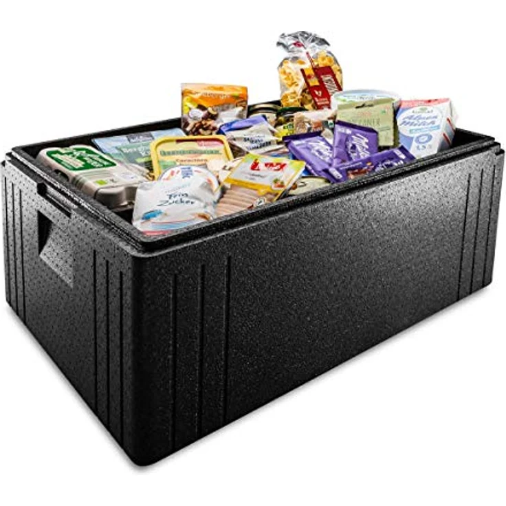thermohauser EPP-Thermobox Universal Eco Line inklusive Deckel - 80 Liter Volumen - 68,5 x 48,5 x 36 cm - Basis-Modell für Bäcker & Konditor – Bild 3