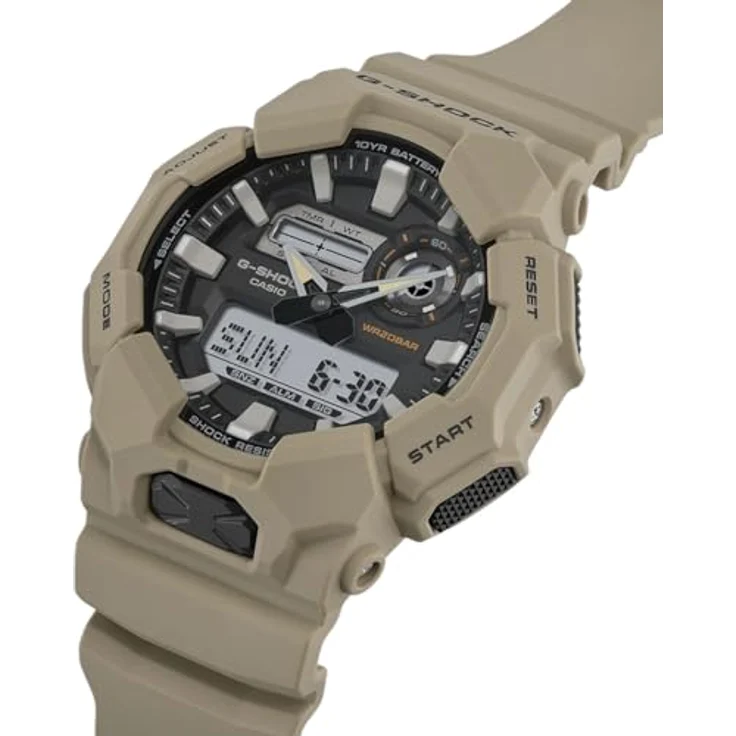 Casio G-Shock GA-010-5AER Armbanduhr, stoßfest, wasserdicht, beige – Bild 2