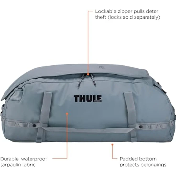 Thule Chasm Weekender Reisetasche, 86 cm, 100% Polyester, blau, 40.5 cm x 49 cm – Bild 3
