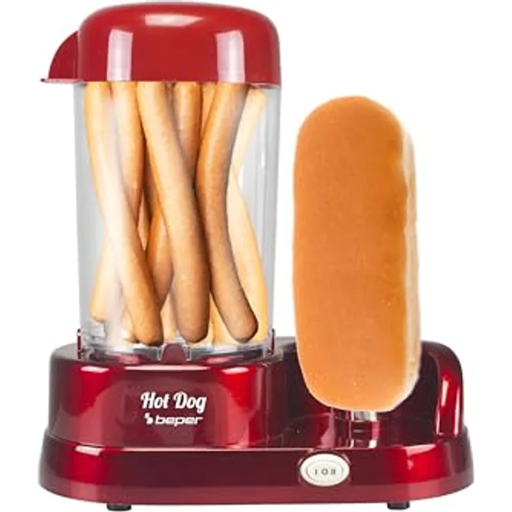 BEPER P101CUD501 Hot Dog Maschine, ABS, Rot