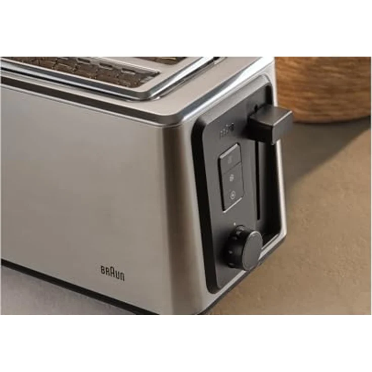 Braun HT 5220 BK, Toaster mit mehreren Bräunungsstufen, schwarz – Bild 3