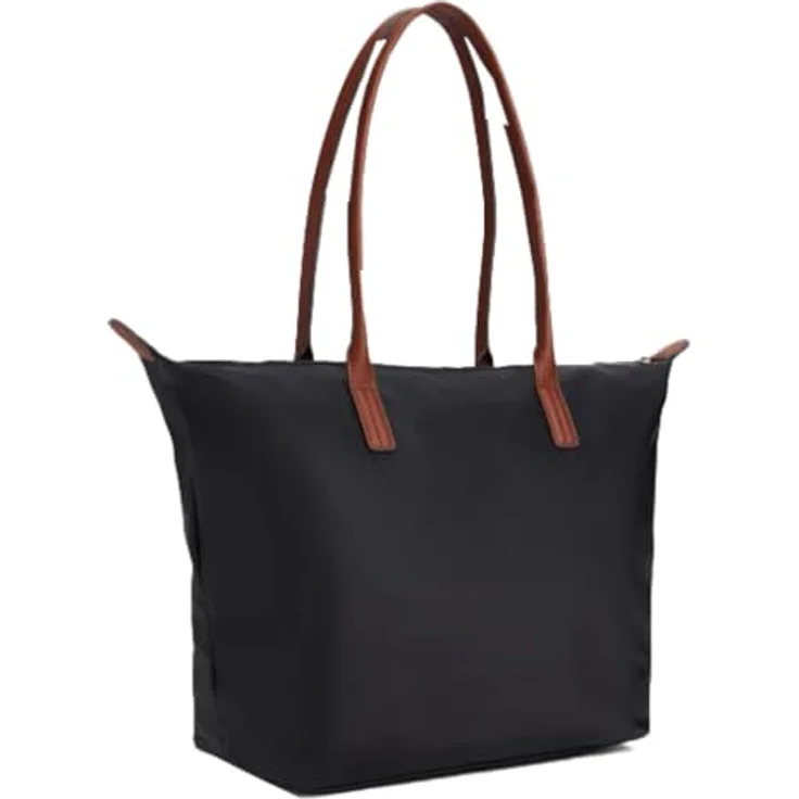 Tommy Hilfiger TH Popette Shopper Tasche, 48 cm, schwarz, 100% Nylon – Bild 2