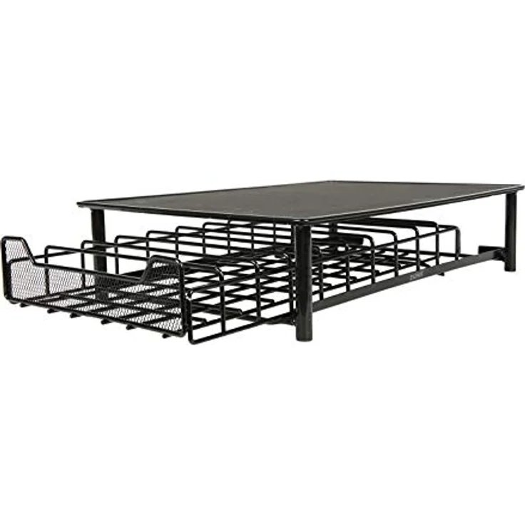 Exzact Schubladen für Kapseln kompatibel für Tassimo (60 x Kapseln) - Kaffeekapselhalter/Aufbewahrungsschublade/Kaffeekapsel-Speicher-Fach und Maschinen-Standplatz 2-in-1 für Tassimo-Maschine – Bild 4