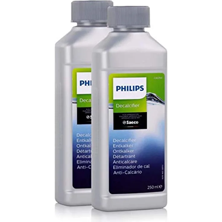Philips Saeco CA6700/99 Entkalker, 2er Pack à 250 ml für Espressomaschinen und Kaffeevollautomaten