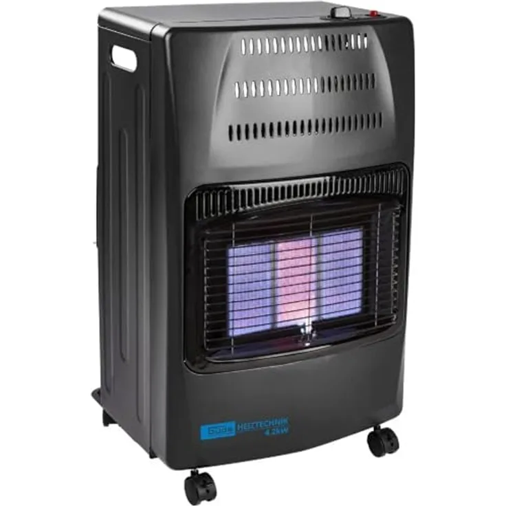 Güde GGH 4200 K Gasheizer, mobiler Bauheizer mit 3 Heizstufen, Piezozündung und thermischer Sicherung