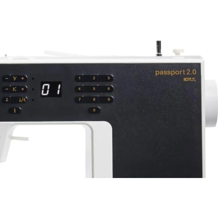 PFAFF passport 2.0, Computer Nähmaschine mit 70 Stichen, IDT-System, kompakt und leicht (6,3 kg) – Bild 3