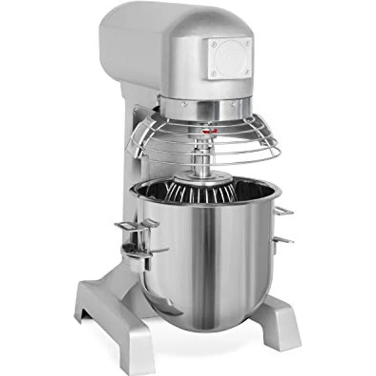 VERTES FD1-TKM-10, Professionelle Teigknetmaschine mit Planetenrührwerk, 10L Edelstahl Rührschüssel, 370W Motor, 3 Geschwindigkeitsstufen – Bild 7