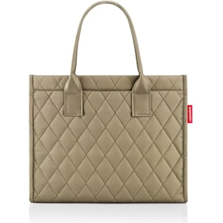 Reisenthel Shopper Daily Shopper, wasserabweisend aus recyceltem Polyester, grau, 42 x 17 x 35 cm
