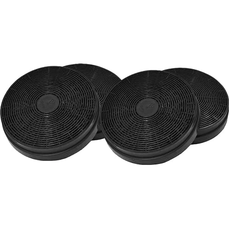 AllSpares Aktivkohlefilter (2 St.) für Dunstabzugshauben, Ø175mm, kompatibel mit Klarstein 10030983, Bomann KF561, PKM CF110, Respekta MIZ0023 – Bild 1