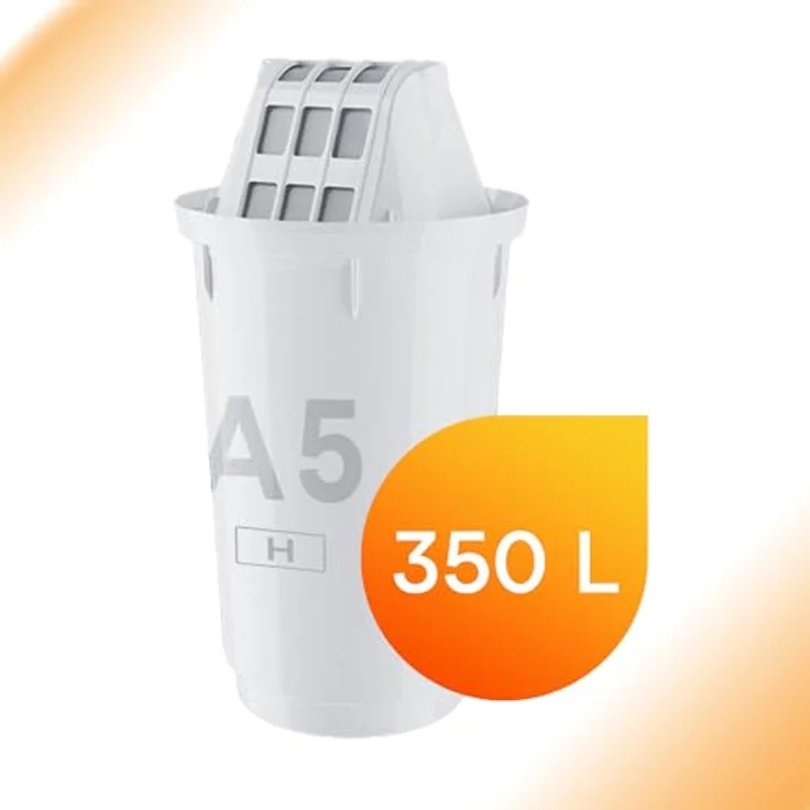 AQUAPHOR Filterkartusche A5 H Pack 2 I Filtert Kalk & Chlor sowie Schwermetalle & andere Stoffe I 350l klares & leckeres Wasser I Mit AQUALEN Technologie I Für besseres Essen & Trinken – Bild 2