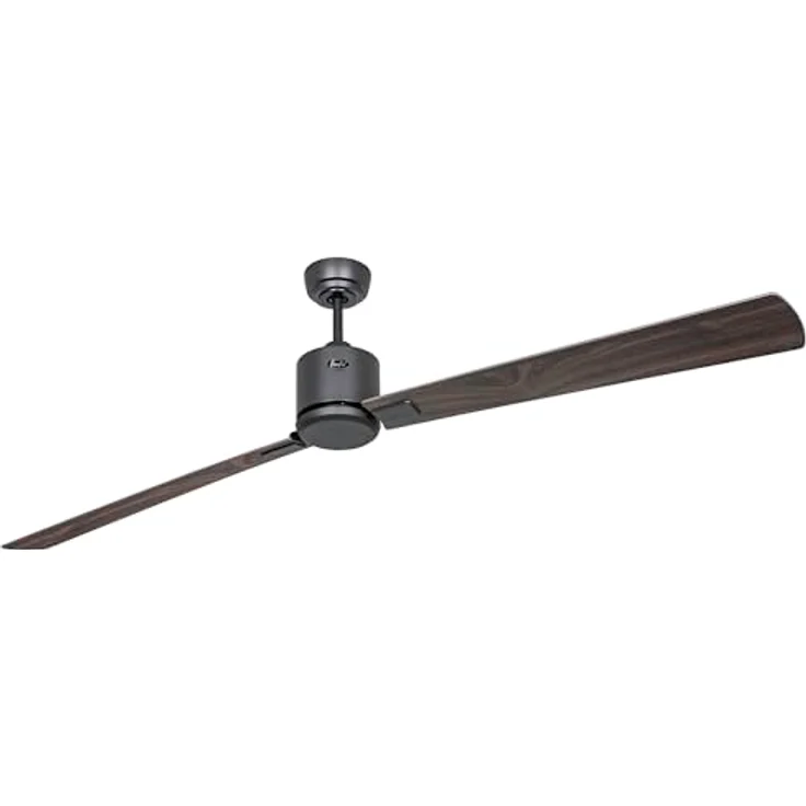 CASAFAN Eco Neo III, Energiespar Deckenventilator mit Fernbedienung, 180 cm, Basaltgrau mit Wendeflügel Nussbaum/Kirschbaum, WiFi-fähig – Bild 5