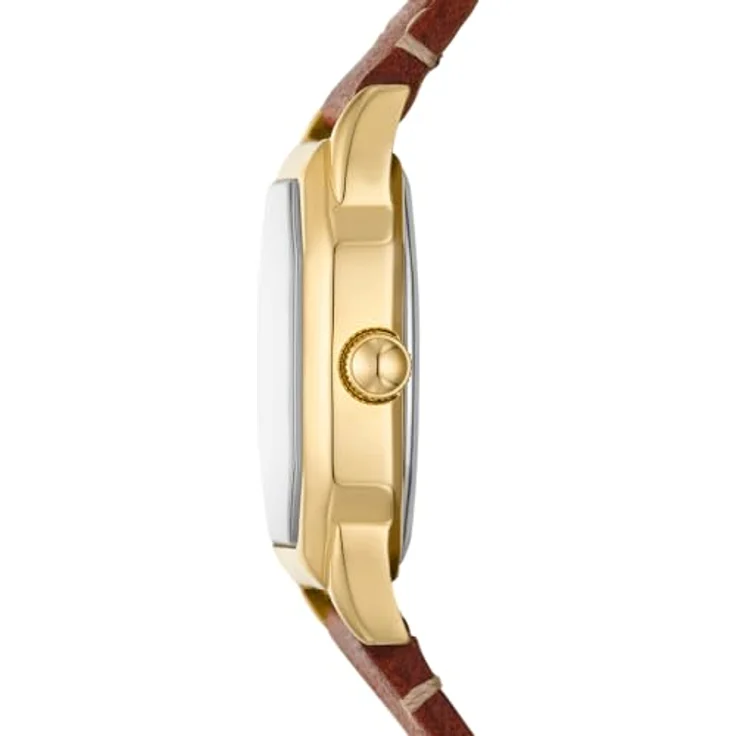 Fossil Damen Analog Quarz Uhr mit Leder Armband ES5364, 27mm Gehäuse, Braunes Lederband, Wasserdicht bis 30m – Bild 3