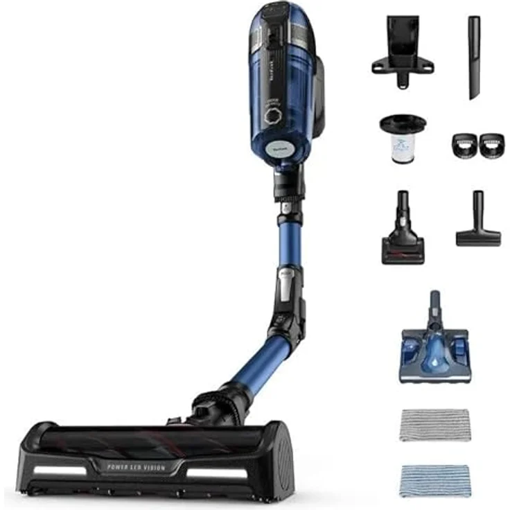 Tefal X-Force Flex 12.60 Aqua, Handstaubsauger mit 45 Minuten Laufzeit, 25.2V Akku und Elektrobürste – Bild 1