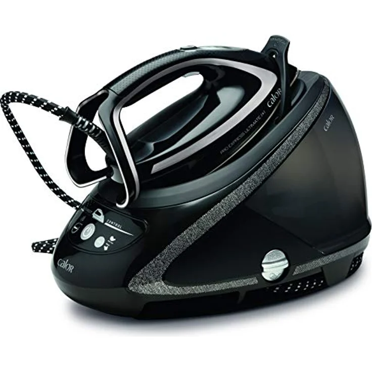 Calor GV9590C0 Dampfbügelstation Pro Express Ultimate Care, Hochdruck, 8 bar, Dampfstoß bis 600 g, mit Schutz-System Noir et argent – Bild 2