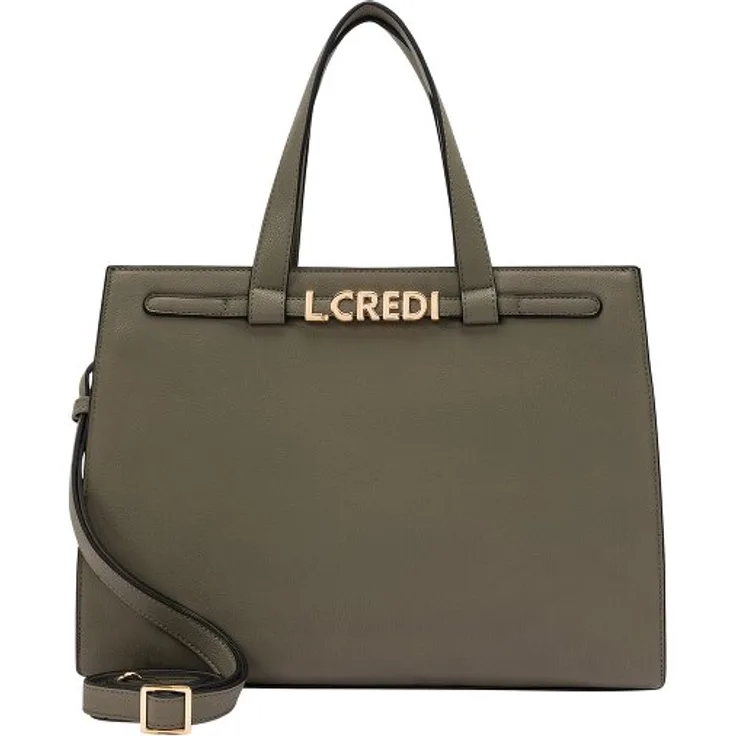 L.Credi Olejandra Schultertasche, 32.5 cm x 13 cm x 25 cm, braun, 100% Polyurethan