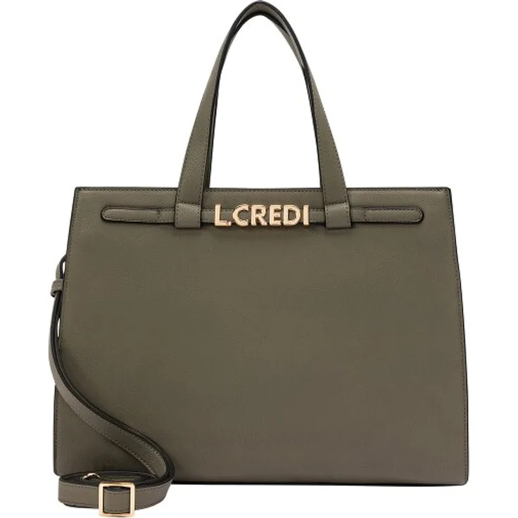 L.Credi Olejandra Schultertasche, 32.5 cm x 13 cm x 25 cm, braun, 100% Polyurethan