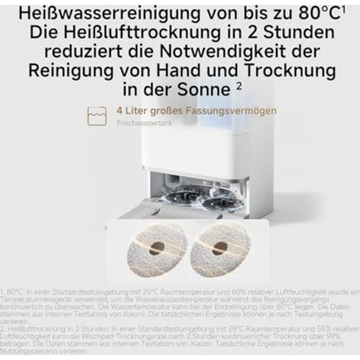 Xiaomi Robot Vacuum 5, Staubsauger-Roboter mit intelligenter Navigation und hoher Saugkraft, schwarz – Bild 9