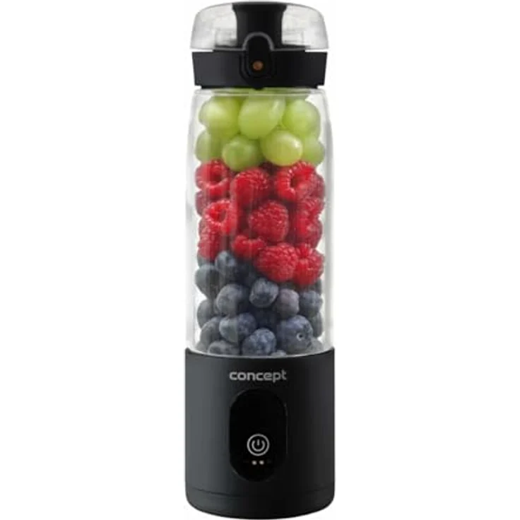 Concept Smoothie-Maker SM4001/SM4001/SM4002, 315 W, Li-Ion-Akku, 0.6L, FitMaker Personal Blender, schwarz – Bild 2