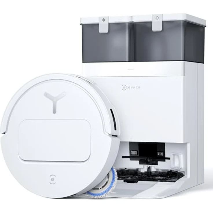 ECOVACS DEEBOT T50 PRO OMNI GEN2, Saugroboter mit 15.000 Pa Saugkraft, Staubbeutel, Saug- und Wischfunktion, intelligente Hinderniserkennung – Bild 1