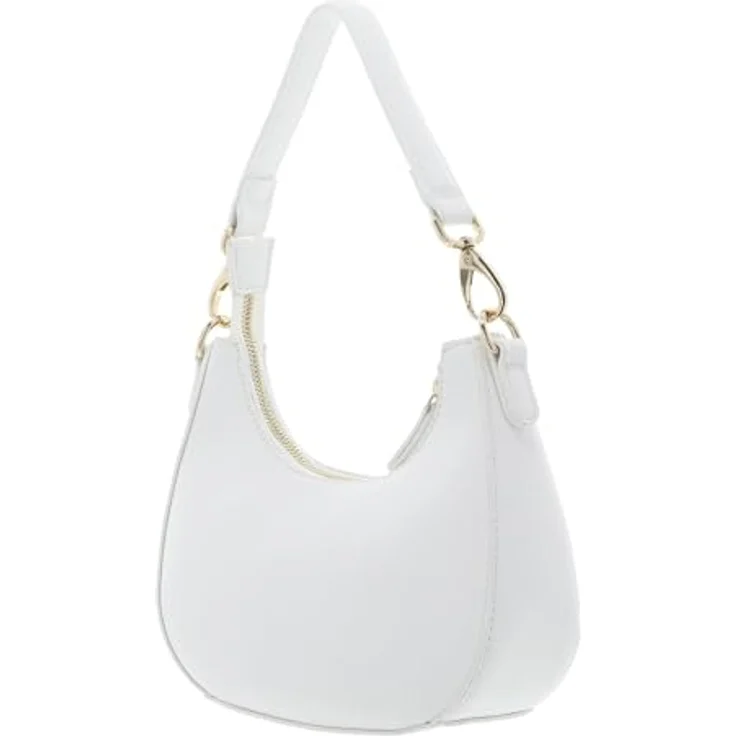 Valentino Bags Zero RE Hobo Bag 305, Schultertasche aus recyceltem Kunstleder in Grau mit wandelbaren Schultergurten – Bild 5