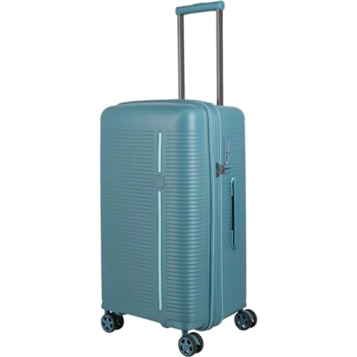 Travelite Roomer Hartschalenkoffer 66 cm Aqua, 74 Liter, mit Dehnfalte und TSA Kombinationsschloss – Bild 1