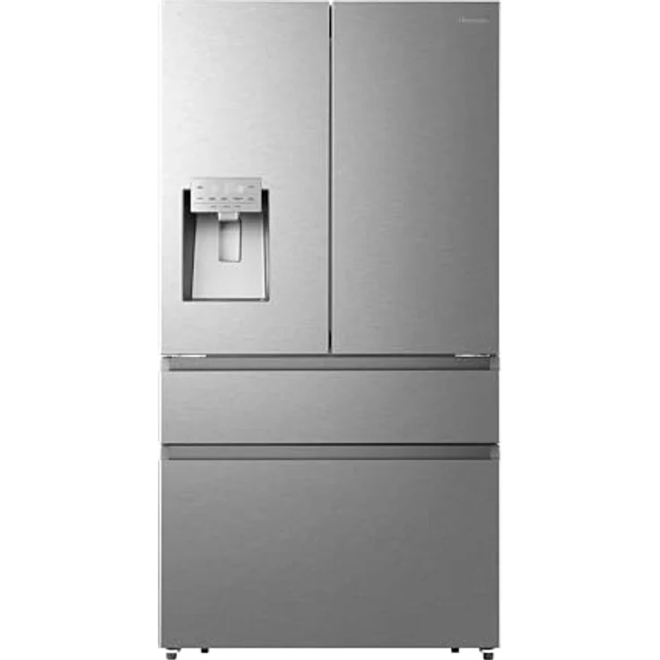 Hisense RF 728 N 4 SASE French-Door-Kühlschrank, freistehend, inoxfarben, NoFrost, Breite 91.4 cm, Energieklasse E – Bild 17