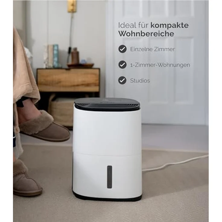 MEACO MeacoDry Arete® One 6L, Luftentfeuchter & Luftreiniger mit H13 HEPA-Filter, kompakt und sehr leise (32 dB), ideal für Schlafzimmer & kleine Räume, inklusive Wäschemodus, 5 Jahre Garantie – Bild 3