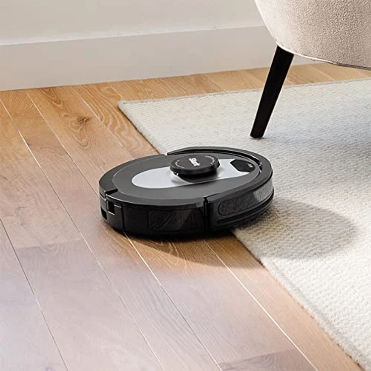 Shark RV2500SEU AI360 Saugroboter mit Wischfunktion und Absaugstation, 120 min Akkubetrieb, Anti Hair Wrap-Technologie, schwarz – Bild 5