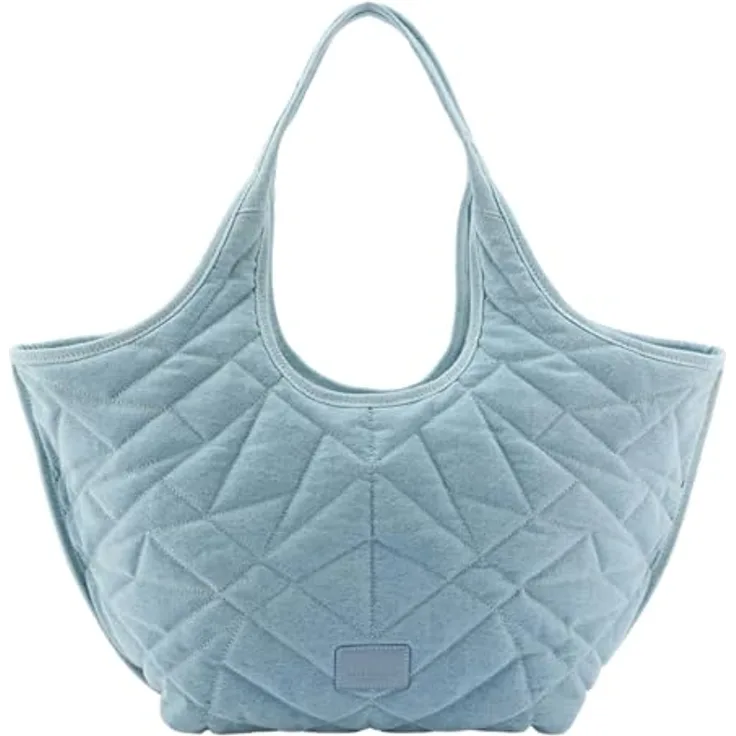 Seidenfelt Huuvari Shopper Tasche, 57 cm, blau, 100% Polyurethan