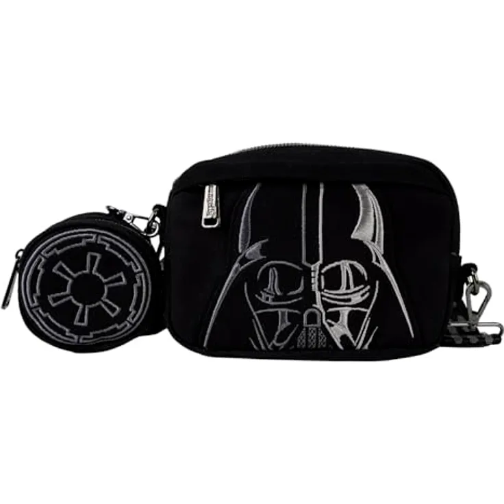 Loungefly Star Wars Sling Brusttasche / Umhängetasche aus strapazierfähigem Nylon, vielseitig und offiziell lizenziert