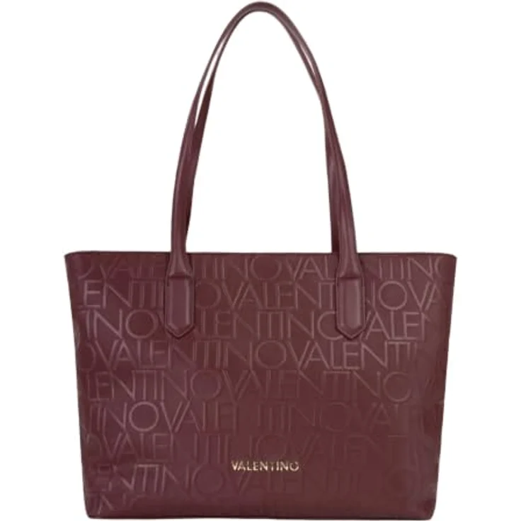 Valentino Gynevra RE Shopper Tasche, 46 cm, rot, 100% Polyurethan – Bild 1