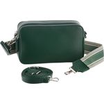 Aniston ACCESSOIRES Umhängetasche Vera, Boxbag mit abnehmbarem Schulterriemen, hochwertigem Polyurethan, Schwarz