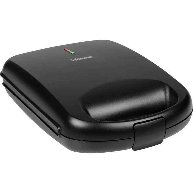 Tristar Waffeleisen Tristar Sandwichmaker Antihaftbeschichtung, Überhitzungsschutz Schwarz, 1500.00 W – Bild 1