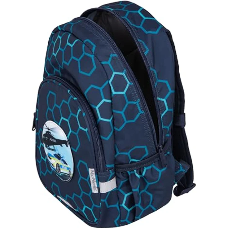 McNeill Freizeitrucksack Toby, Xagon - Sportlicher Rucksack mit verstellbaren Tragegurten, Vortasche und seitlichen Gummizugtaschen – Bild 3