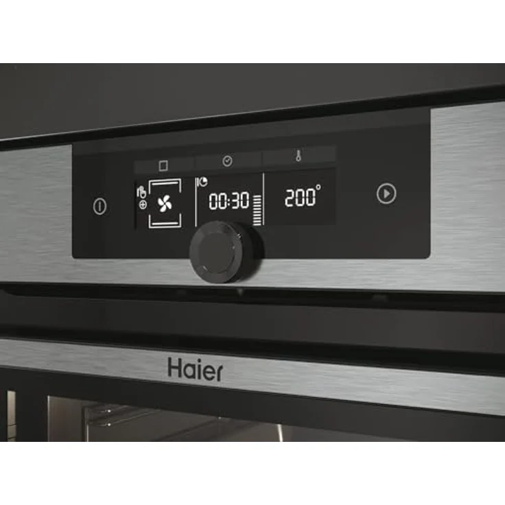 Haier I-Turn Series 2 HWO60SM2F3XH, Multifunktions-Ofen mit 70L Fassungsvermögen, 11 Funktionen, WLAN-Konnektivität, h2O Reinigung, schwarz – Bild 5