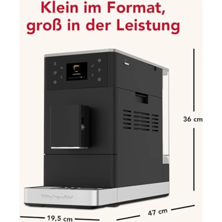 KitchenAid Kaffeevollautomat 5KES8453EBM, QuietGrind-System für leise Zubereitung, schwarz – Bild 8