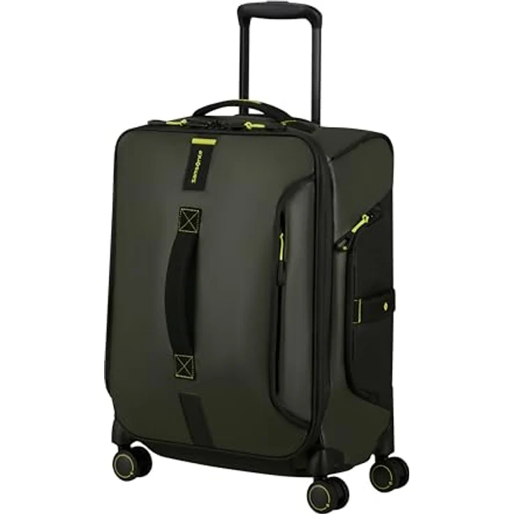 Samsonite Paradiver Light, Handgepäck Koffer 55 x 40 x 23 cm, Weichgepäck 48L aus recyceltem Material, Grün (Jungle Green) – Bild 1